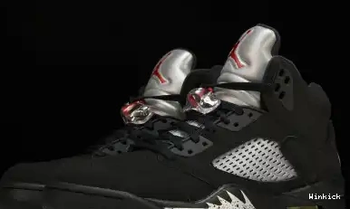 METALLIC AIR BLACK 5 JORDAN (2016) 845035-003 0610